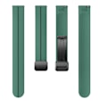 Miniatyrbild 4 av 5: Silikonarmband för Garmin Lily 2 med Magnetisk Vikbar Spänne Pine Needle Green Black Buckle