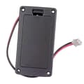 9V Platt Monterad Gitarr Pickup Batterilucka Hållare Box Batterifodral För Elektrisk Gitarr Tillbehör
