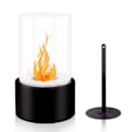Miniatyrbillede 1 af 5: 2024 Bordplade Bio Ethanol Pejs med Cylindrisk Glas