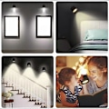 Miniatyrbilde 2 av 5: Glowright Lights, Glow Right Vegglamper, Dobbeltsidig Lys, 40t Maksimal Utladning Black-Regular model 2PCS
