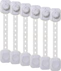 Twist 'N Lock Multipurpose Lås - Barnsäkerhetslås - Vit - 6-pack - Modell G1435