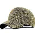 Dam Kristaller Glittrande Baseballkeps Ädelsten Bling Baseballkeps Color 04