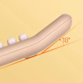 Miniatyrbillede 4 af 5: Bærbar mekanisk switch-lommeregner til grundlæggende numerisk beregning, robust beige Beige 14.8cmx9.3cmx2cm