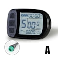 Miniatyrbild 1 av 4: E-bike KT LCD5 Display Kontrollpanel För 24/36/48V Elcykelmotor Ny Waterproof plug