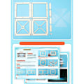 Miniatyrbild 4 av 4: 3D Hologram Projektor Pyramid Mobil Smartphone Hologram 3D Holografisk Display