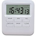 Miniatyrbillede 1 af 5: Digital timer med 3-i-1 ur/vækkeurfunktion, magnetisk køkkentimer, nedtællingsstopur