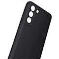 Miniatyrbillede 3 af 3: Tyndt Sort Galaxy S22 Cover Mobilcover Med Linsebeskyttelse sort