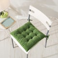 Miniatyrbilde 4 av 5: Beskyttende Setepute Vaskbar Firkantet Form Gitterdesign Stolpute Hjemmeinnredning Qinhai L 40x40cm