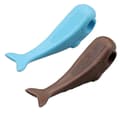 Miniatyrbilde 1 av 5: Dørstopperkile for gulv, døråpninger og forhindrer utelåsing, solid, stablebar dørstopper for teppe - brown*blue