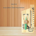 Miniatyrbillede 3 af 5: 2 i 1 Sauna Termometer Sandur Timeglas Træ Termometer Temp Måler