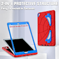Miniatyrbilde 4 av 5: Barnas Etuier For Ipad 9. Generasjon, Ipad 8. / 7. Generasjon Etui, For Ipad 10.2 Etui Med Robuste Stativ, Slitesterkt Støtsikker Ipad 10.2 Etui