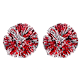 Miniatyrbillede 4 af 5: 2 Pak Metallic Cheerleading Pom Pom Cheerleader Heppekor Pompomer Danse Cheer Plastik Pom Poms Til Sportshold Ånd HeppeA202412062 Red