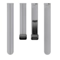 Miniatyrbild 4 av 5: Silikonarmband för Garmin Lily 2 med Magnetisk Vikbar Spänne Light Grey Black Buckle