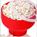 Miniatyrbild 5 av 5: Hoppa Popcorn Maker i Silikon - Vikbar Behållare för Hemmet och Köket