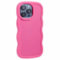 Pikkukuva 3 / 6: iPhone 12 Pro Max -puhelinkotelo, aaltoileva vaaleanpunainen