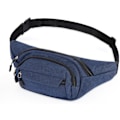 Miniatyrbild 1 av 4: Midjeväskor för kvinnor och män, midjeväskor för löpning och promenader, vattentäta midjeväskor crossbody justerbara Blue