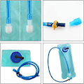 Miniatyrbild 3 av 5: 2L Hydration Bladder för Cykling Vandring, Läckagesäker Resevattenbehållare Vattenförvaringsblåsa med Isolerad Slang