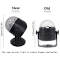 Miniatyrbillede 2 af 5: Mini Lydaktiverede Festlys Batteridrevet/USB Bærbar RGB Diskokugle Lys DJ Belysning Stroboskoplampe 7 Tilstande Scene Par Lys til Bil Hjem Værelse