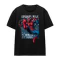 Spider-Man Dame/Kvinder Coming To Town Jule T-shirt Black XL