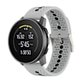 Miniatyrbilde 4 av 5: Fargerik hull silikonrem for Suunto 9 Peak Grey Black