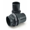 1000L vattentank överflöde - 40/50 mm PVC-utlopp