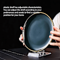 Miniatyrbillede 5 af 5: Dekorativ Tallerkenholder, 6 Stk. Justerbar Tallerkenholder i Gennemsigtige Akryl Staffelier Display Stande Fotoramme Støtte