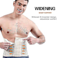 Miniatyrbillede 3 af 5: Herre Taljetræner Korsetter Shapewear Med Stålbens Slankende Mavekontrol Bælte Sauna Dragt Til Fitness Body Shaper Tw Skin Color 3XL