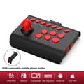 Miniatyrbillede 2 af 11: Konsol Rocker Kablet/Bluetooth-kompatibel/2.4G Tilslutning Spil Joystick Arkade Fighting Controller Type-C Interface