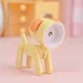 LED Skrivebordslampe, Sød Jule Rensdyr Natlampe Telefonholder Gave Mini Justerbar Til Studerende Børn yellow dog