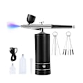 Miniatyrbild 1 av 5: Airbrush Kit Uppladdningsbar Sladdlös Airbrush Kompressor, 30PSI Högt Tryck, Portabel Handhållen Airbru
