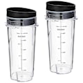 Miniatyrbillede 1 af 5: 16Oz Erstatningskopper til Ninja QB3001SS Passer til Kompakt Personlig Blender, med Låg - 2 Pak