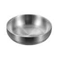 Miniatyrbilde 1 av 5: Kjøkken Rustfritt Stål Koreansk Krydderplate Kald Matrett Kimchi Plate Risskål Matlaging Krydderverktøy Tilbehør silver 9cm