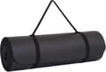 Yogamatta | Multifunktionell Extra Tjock Skumövningsmatta | Stretching, Motståndsträning & Terapi Pilates, Gym Utrustning Black