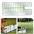 Miniatyrbild 3 av 5: Golf Putting Alignment Spegel Övning Träningshjälp Undervisningsutrustning Speglar Poseringskorrigerare för O