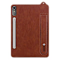 Miniatyrbild 4 av 5: Fodral för Lenovo Tab P12 med Handrem, Stativ, Läder - Brun Multicolor Brown