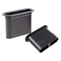 Miniatyrbild 3 av 5: 2 ST Woofer Högtalare Inverterrör ABS Ram Oval Guide Rör Tillbehör 93