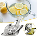 Miniatyrbillede 1 af 5: 2 stk. Genting Rustfrit Stål Manuel Citronpresser Og Limepresser, Sølv Fugleformet Citronpresser Stainless steel round 1pcs