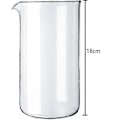 Miniatyrbillede 2 af 5: Udskiftningsglas til stempelkande, 8 kopper, 1L
