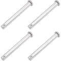 Fladhoved låsestift - Pakke med 4 - 304 rustfrit stål - Robust fastgørelse 8x70mm - Industriel