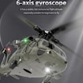 Pikkukuva 3 / 5: Uusi kaukosäädöllä toimiva helikopteri, 3,5 kanavaa RC-drone-helikopteri LED-valolla yöllä Green