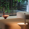 Miniatyrbilde 5 av 5: Trådløs bordlampe, oppladbar LED-skrivebordslampe for innendørs og utendørs bruk White 17.7in