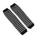 Miniatyrbild 1 av 5: Fingerlösa Handskar Stilren Längd 31cm Vinter Armvärmare Vinteraccessoarer Black gray stripe