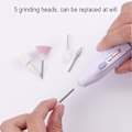 Miniatyrbilde 3 av 6: Elektrisk Neglefil - Elektrisk Fil - Inkluderer 5 Hvite Stykker