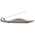 Miniatyrbillede 1 af 5: Røgelsespindeholder Keramisk Røgelsesbrænder med Askeopsamler 22,4 cm (Form 9)