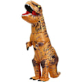 Miniatyrbild 1 av 8: Uppblåsbar Kostym Trex Dinosaurie Kostymer Halloween Kostym Maskeradkläder för Vuxen (brun) Brun
