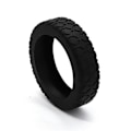 Pikkukuva 1 / 5: Matkalaukkujen pyöränsuojukset Silikoniset äänettömät suojukset useimpien 8 pyörivän pyörän matkalaukkuihin Black 1pcs
