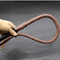 Pikkukuva 5 / 5: Liukumaton nahkainen puukahva, ratsastuspiiskat, kilparatsastusvarusteet 1m Leather Black