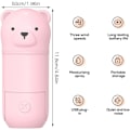 Pikkukuva 2 / 5: Mini-käsituuletin, 3 nopeutta, kädessä pidettävä tuuletin vesisuihkeella, mini-käsituuletin, kokoontaitettava, ladattava, tehokas USB-taskutuuletin