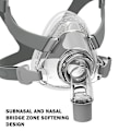 Miniatyrbillede 3 af 4: F5A Respiratorer Næsemaske Komfortabel Multifunktionel Næsemaske til Patientbrug L
