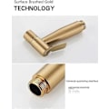 Miniatyrbillede 4 af 5: Toilet Bidet Sprayer i rustfrit stål, Bidet Sprayer Kit, Vandhane Sprayer Shattaf Toilet Sprayer (guld) A